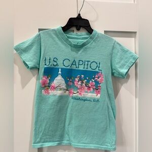 Teal U.S. Capitol Graphic Tee